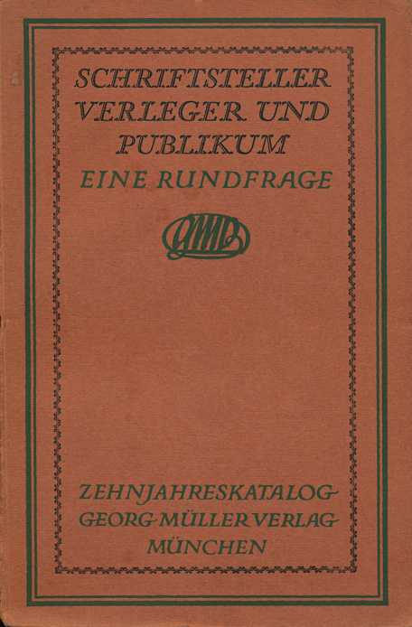 MÜLLER, Georg (Verlag) -