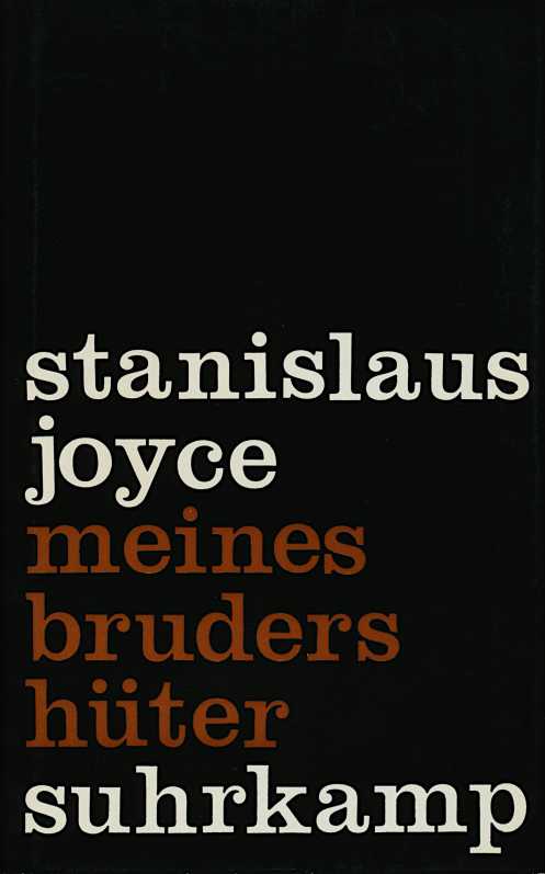SCHMIDT, Arno (Übers.) - Stanislaus Joyce